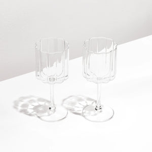 
                  
                    TWO x WAVE WINE GLASSES
                  
                
