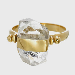 
                  
                    DIAMOND QUARTZ SWIVEL RING
                  
                